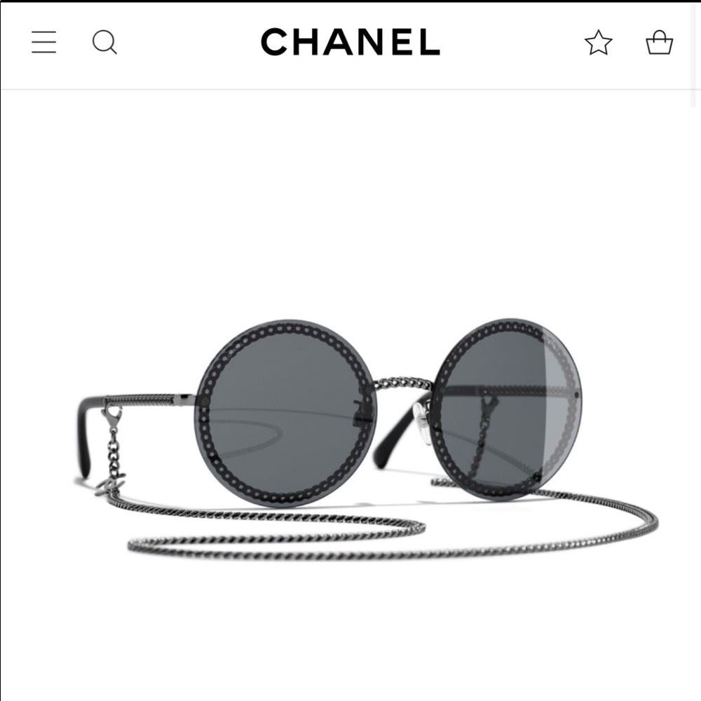 CHANEL Round Sunglasses